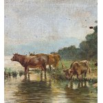 UNIDENTIFIED SIGNATURE, Landscape with a Flock