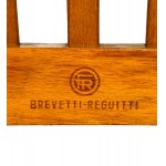 BREVETTI REGUITTI, Lot of seven chairs by Brevetti Reguitti