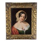 ANONIMO, Portrait of a Woman with a Headdress