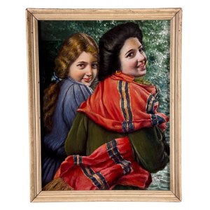 ANONIMO, Portrait of two women