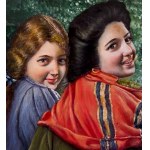 ANONIMO, Portrait of two women