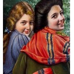 ANONIMO, Portrait of two women