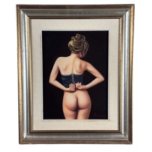 UNIDENTIFIED SIGNATURE, Nude Woman seen from the back