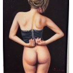 UNIDENTIFIED SIGNATURE, Nude Woman seen from the back