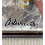ANTONIO ASTURI, Rustic Scene - ANTONIO ASTURI (1904 - 1986)