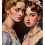 UNIDENTIFIED SIGNATURE, Portrait of two sisters
