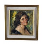 SCUOLA NAPOLETANA, Profile portrait of a woman