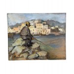 F. Nicolardi, Fisherman on the Neapolitan seaside - F. Nicolardi