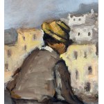 F. Nicolardi, Fisherman on the Neapolitan seaside - F. Nicolardi