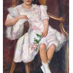 ANONIMO, Portrait of a seated girl