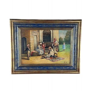 UNIDENTIFIED ARTIST, Scene with Oriental figures