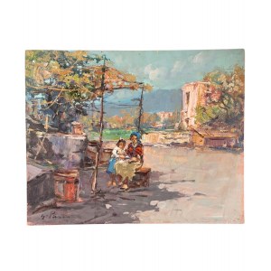 Giovanni Pane, Pejzaż z postaciami - Giovanni Pane
