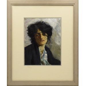 Feliks Michał WYGRZYWALSKI (1875-1944), Portrait of an Italian girl