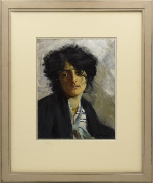 Feliks Michał WYGRZYWALSKI (1875-1944), Portret włoskiej dziewczyny