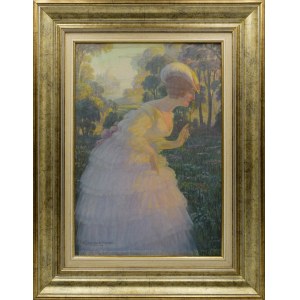 Eugeniusz URBAŃSKI-NIECZUJA (1877-1955), Dama z goździkiem