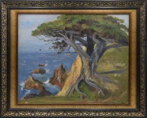 Wojciech KOSSAK (1856-1942), Pejzaż z Monterey, 1932