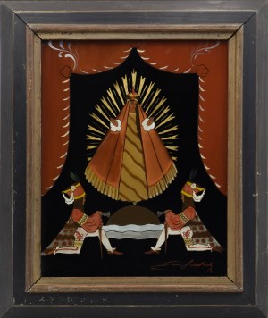 Jan GĄSIENICA-SZOSTAK (1895-1943), Góralska Madonna, ok. 1935