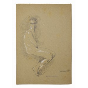 Marian WAWRZENIECKI (1863-1943), Seated nude