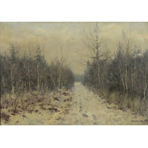 Edward MESJASZ (1929-2007), Pejzaż zimowy, 1968