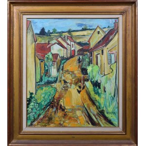 Isis KISCHKA (1908-1973), Widok z Braux (Prowansja)