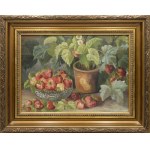 Władysława MALSKA (1908-1998), Martwa natura z truskawkami