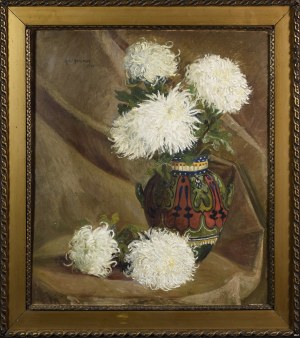 Max HANEMAN (1882-1944), Kwiaty w wazonie, 1921