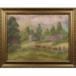 Władysława DĄBROWSKA-AUGUSTYNOWICZ (1901-1980), Południe na wsi - Białka, ok. 1931