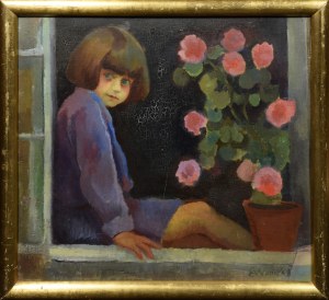 Eugeniusz WANIEK (1906-2009), Dziewczynka w oknie