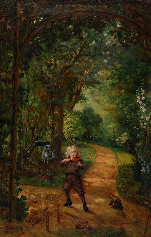 Lucjan PRZEPIÓRSKI (1830-1911), Zabawy dziecięce, 1891