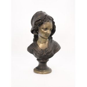 Jean-Baptiste CARPEAUX (1827-1875) - według, Popiersie dziewczyny