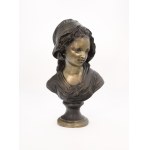 Jean-Baptiste CARPEAUX (1827-1875) - według, Popiersie dziewczyny