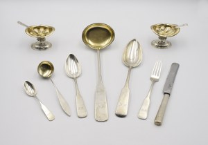 Charles Philip MALCZ (active from 1828 - 1864, company until 1939), Cutlery set for 12 persons and table centerpiece