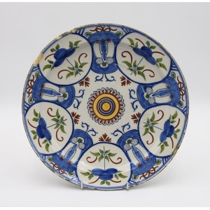 DELFT, Plate with plant-ozoomorphic trail