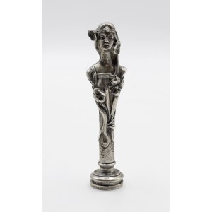 Art Nouveau stamp piston