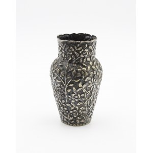 Vase with floral decoration