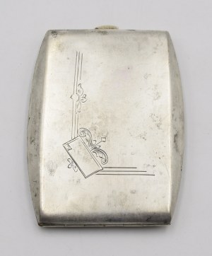 Set of 5 silver cigarette cases