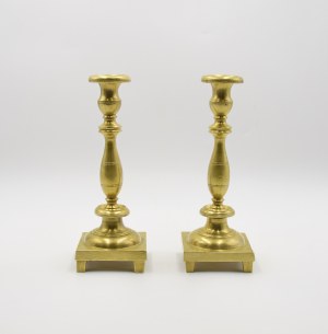 A pair of candlesticks