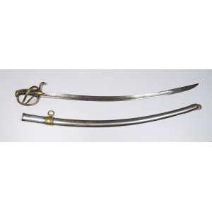 French saber with scabbard