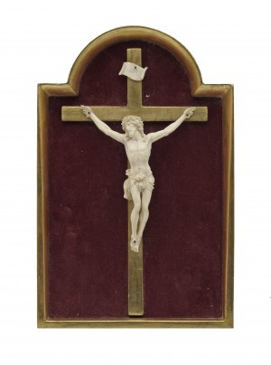 Le Christ crucifié dans le cadre