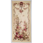 Decorative wallpaper with floral motifs