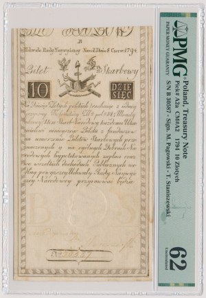 10 złotych 1794 - B