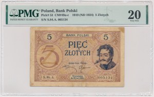 5 złotych 1919 - S.84.A.