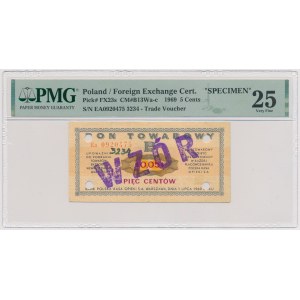 PEWEX, 5 centów 1969 - WZÓR - Ea