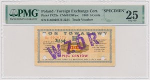 PEWEX, 5 centů 1969 - MODEL - Ea