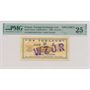 PEWEX, 10 centów 1969 - WZÓR - Eb