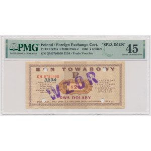 PEWEX, 2 dolary 1969 - WZÓR - GM