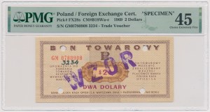 PEWEX, $2 1969 - MODEL - GM
