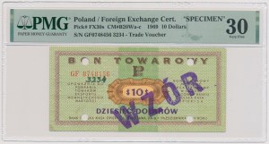 PEWEX, $10 1969 - MODEL - GF