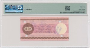 PEWEX, 2 cents 1979 - MODEL - HO