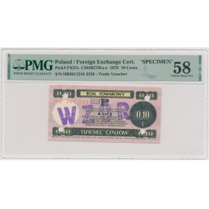 PEWEX, 10 centów 1979 - WZÓR - HB